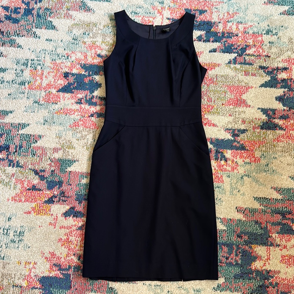 J. Crew | Super 120’s Navy Suit Dress